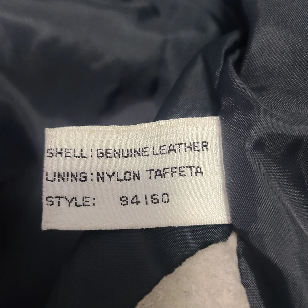 Wilson's‎ Motorcycle Men's Black Vintage Leather Jacket Size 42